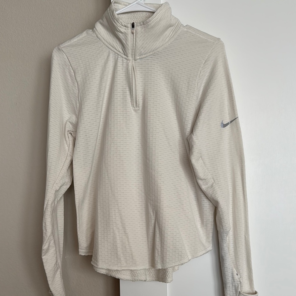 Nike Cream Quarter-Zip Pullover